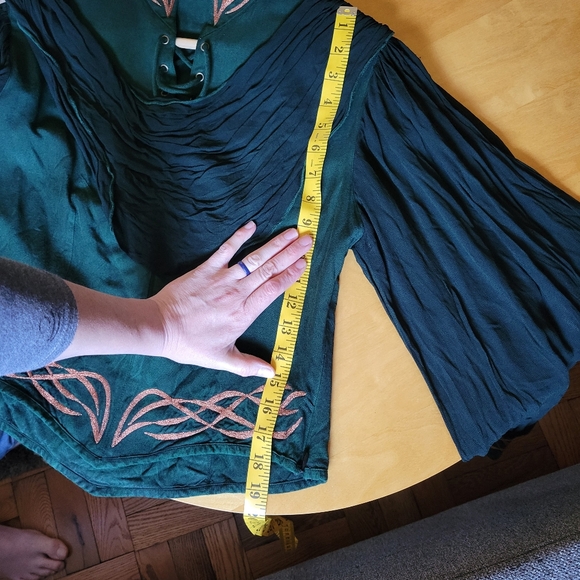 Holy Clothing Lysandra Top In Huntress Green Medium - Picture 4 of 8